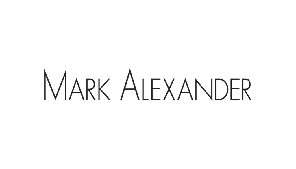 Markenname des Stofflieferanten Mark Alexander
